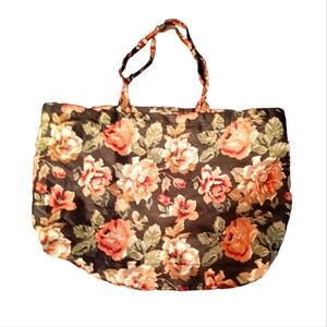 New Lightweight Rose Floral Tote Bag